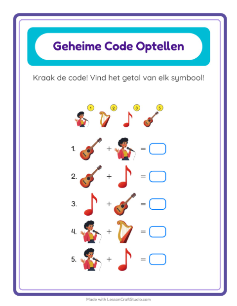 Rekencode – Muziek