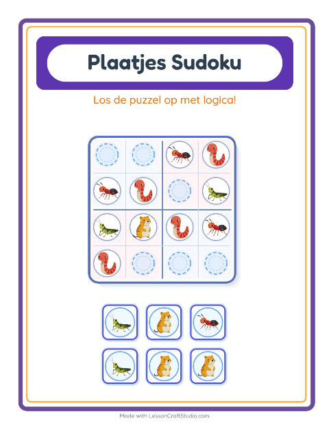 Beeldsudoku – Boswezens
