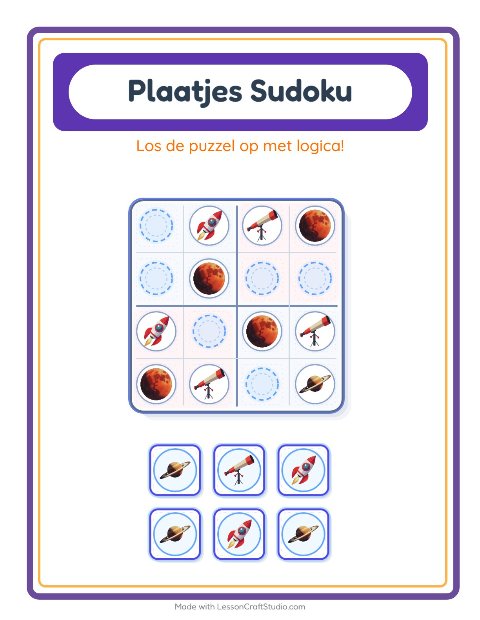Beeldsudoku – Ruimte