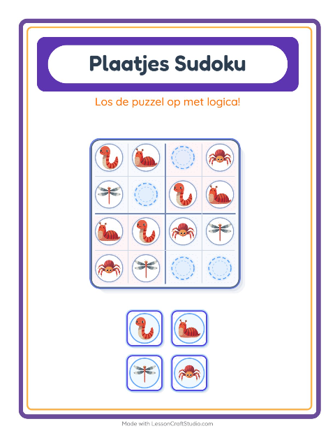 Beeldsudoku – Boswezens