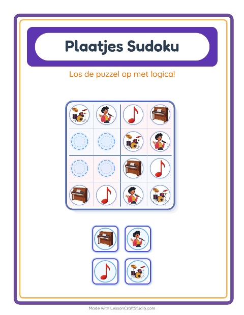 Beeldsudoku – Muziek