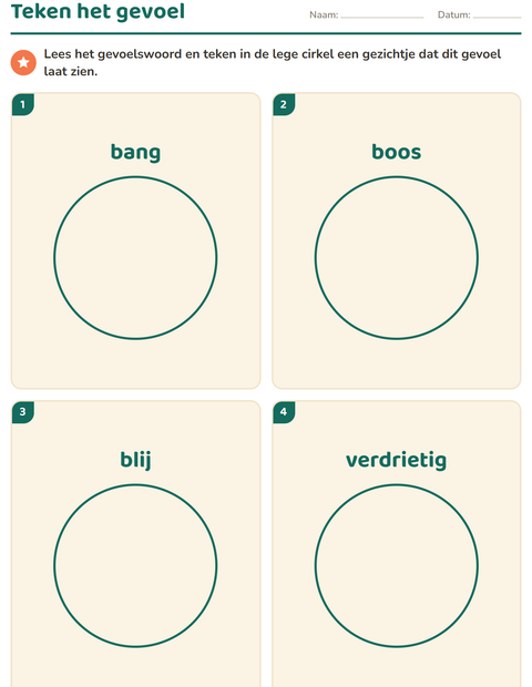 Teken het gevoel