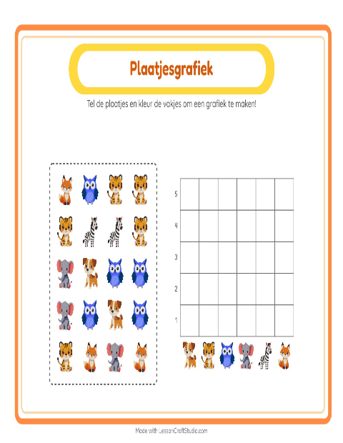 Tel en vul het diagram in: Dieren — 2