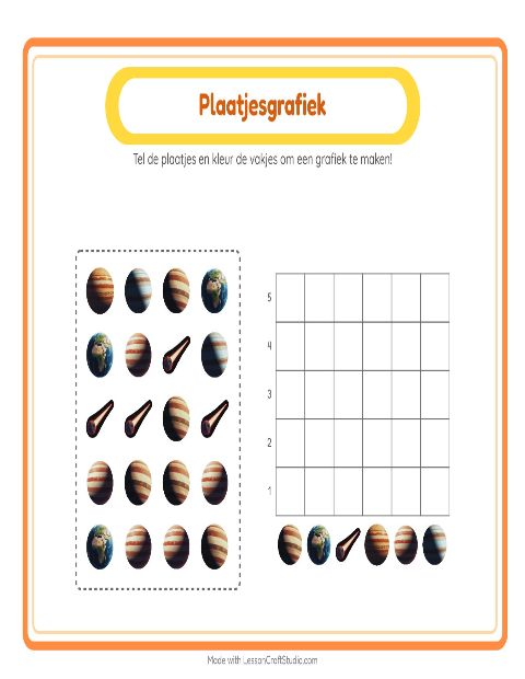 Voorbeeld van Tel en vul het diagram in: Ruimte