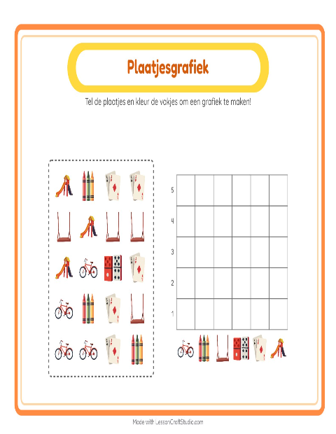Voorbeeld van Tel en vul het diagram in: Speelgoed