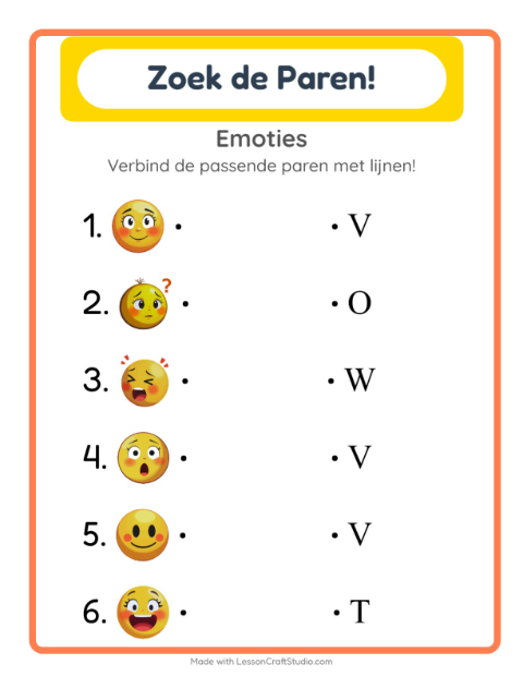 Beginletters – Emoties