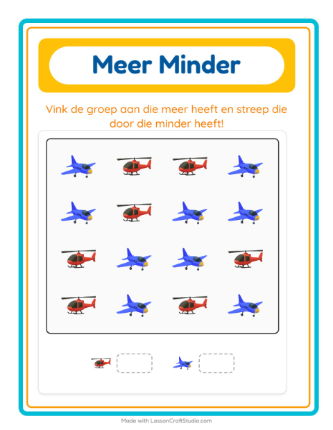 Meer en minder – Dingen die vliegen