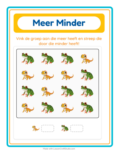 Meer en minder – Huisdieren