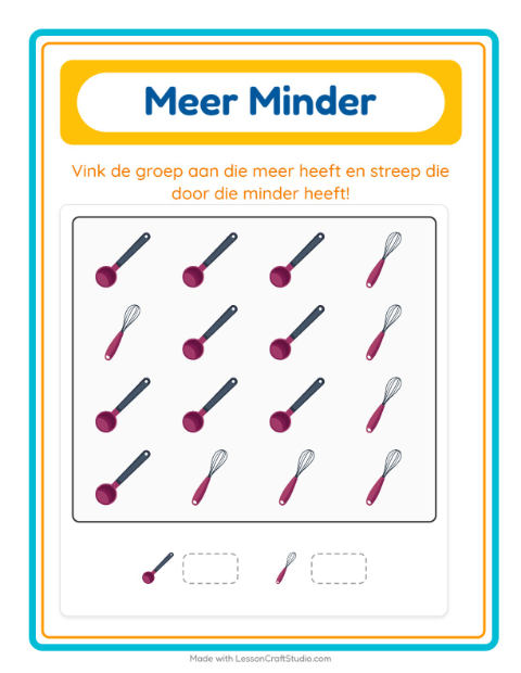Meer en minder – Keukengerei