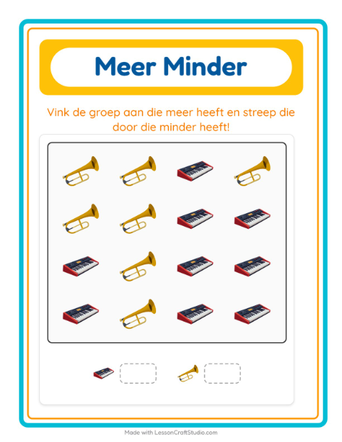 Meer en minder – Muziek