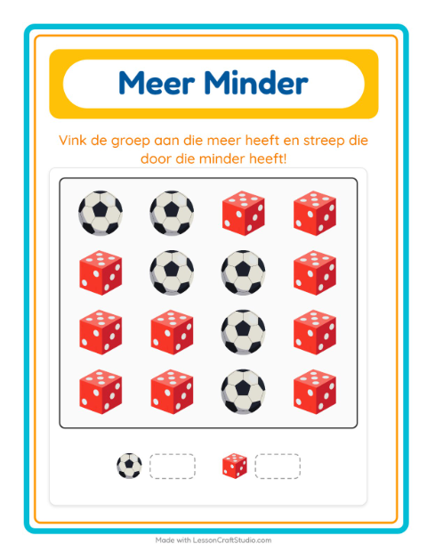 Meer en minder – Speelgoed