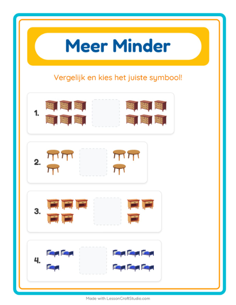 Meer en minder – Meubels