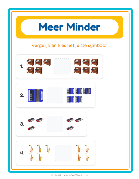 Meer en minder – Muziek
