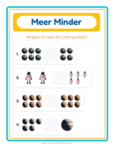 Meer en minder – Ruimte
