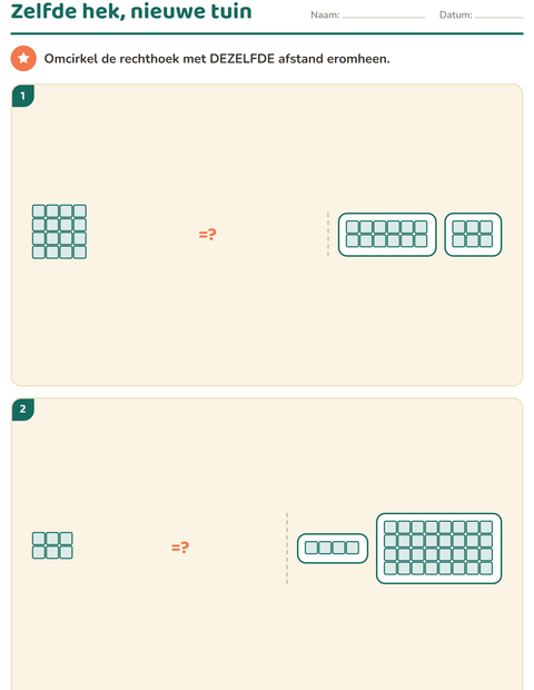 Meetkunde werkbladen voor groep 5 — 3