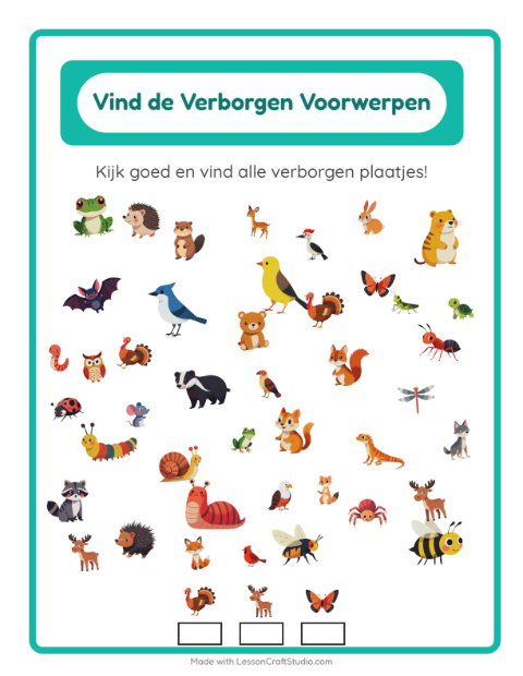 Speur de plaatjes – Boswezens
