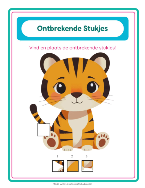 Ontbrekende stukjes – Dierentuindieren