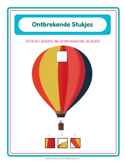 Ontbrekende stukjes – Dingen die vliegen