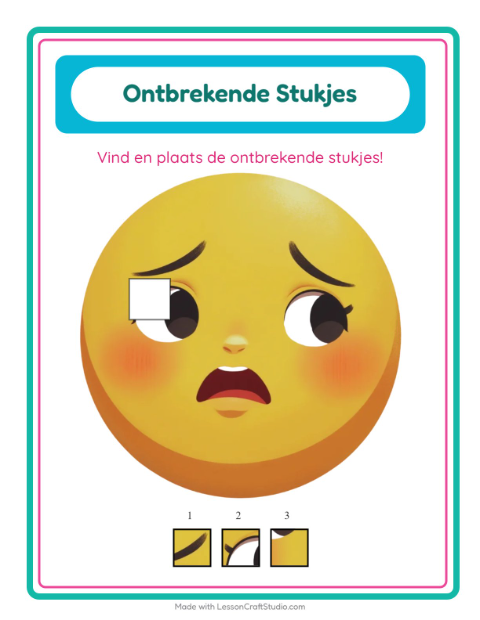 Ontbrekende stukjes – Emoties