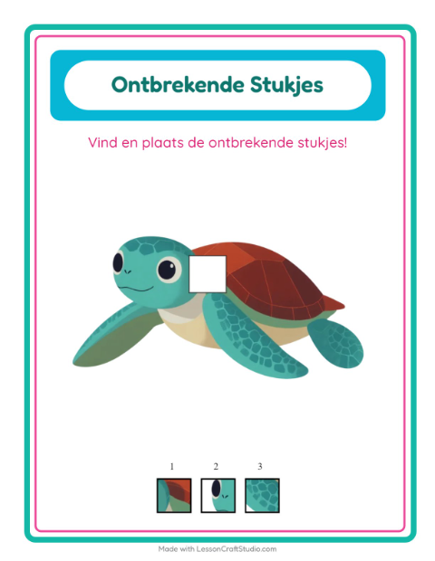 Ontbrekende stukjes – Oceaanleven