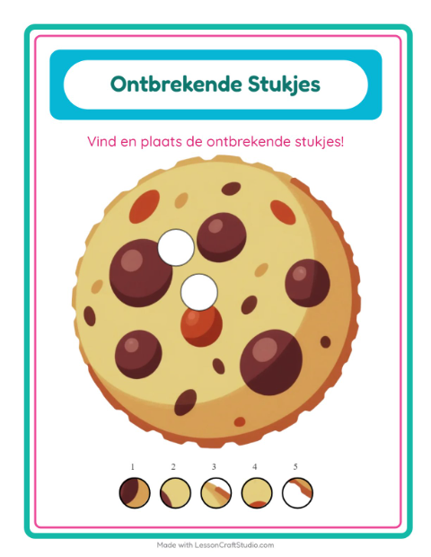 Ontbrekende stukjes – Desserts en snoep