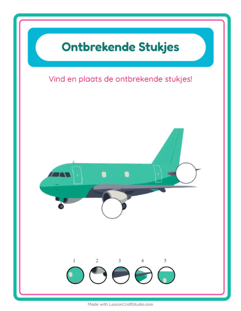 Ontbrekende stukjes – Dingen die vliegen