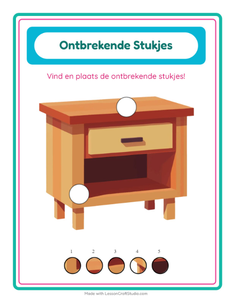 Ontbrekende stukjes – Meubels