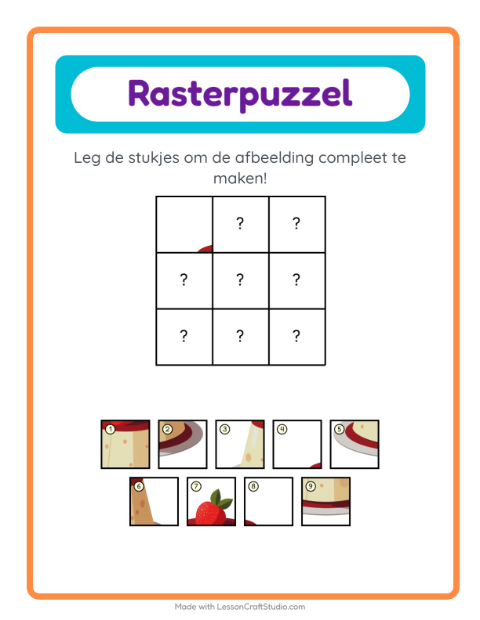 Beeldrooster – Desserts en snoep
