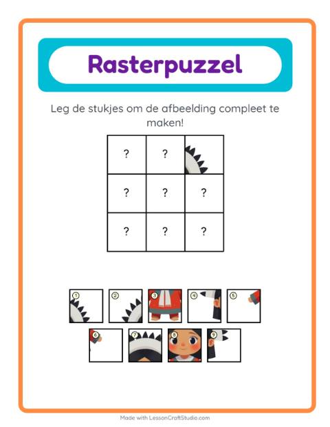 Voorbeeld van het Rooster Koppelen-werkblad met Thanksgiving voor kleuterklas