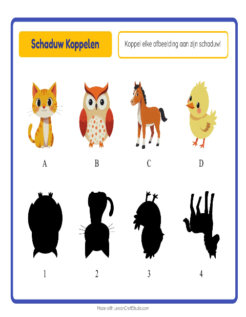 Schaduwspel – Boerderijdieren