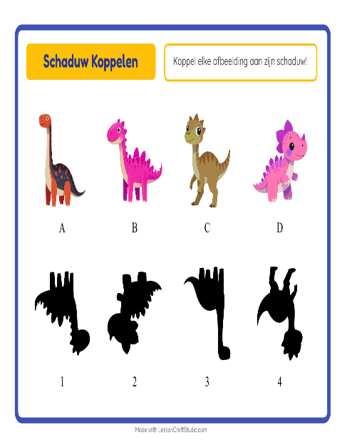Schaduwspel – Dinosaurussen