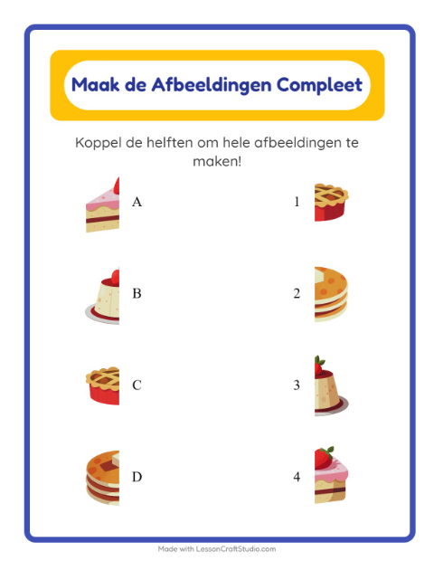 Schaduwspel – Desserts en snoep