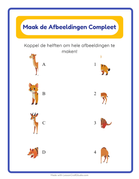 Schaduwspel – Dierentuindieren