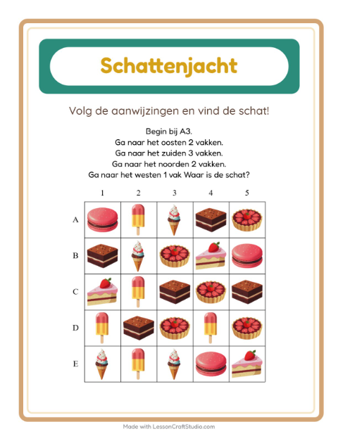 Schattenjacht – Desserts en snoep