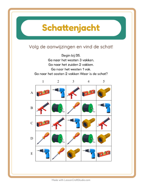 Schattenjacht – Gereedschap