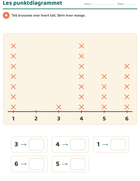 Forhåndsvisning av Diagram og data-arbeidsark med Verdensrommet for 2. trinn