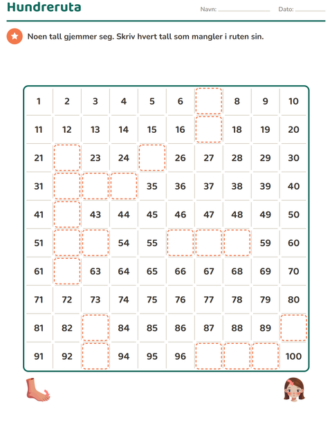 hundrerute-vanskelig-kroppsdeler-g1129