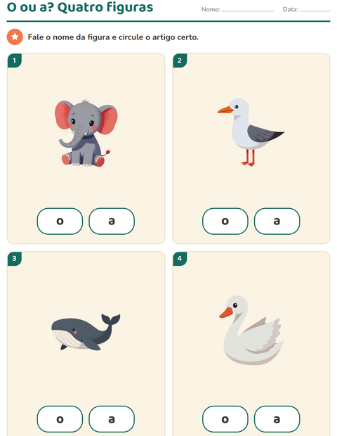 O ou a? Quatro animais e duas pílulas para circular