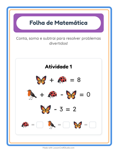 Pré-visualização da ficha de Atividade De Matemática com Coisas que voam para Educação infantil (pré-escola, 5-7 anos)