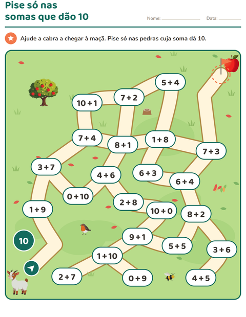 Pré-visualização da ficha de Atividades de labirinto para 1º ano do ensino fundamental