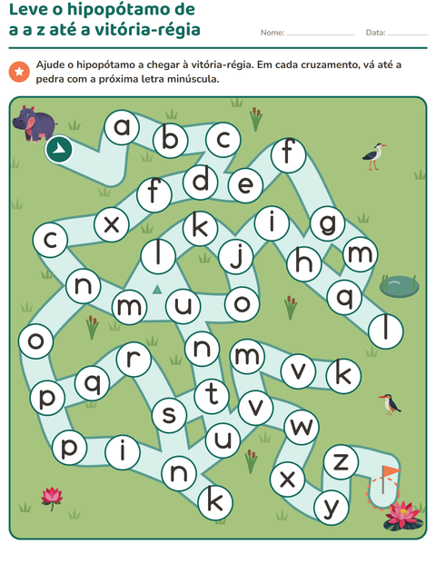 Pré-visualização da ficha de Atividades de labirinto para Educação infantil (pré-escola, 5-7 anos)