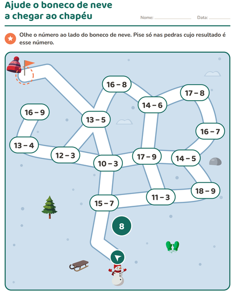 Pré-visualização da ficha de Atividades de labirinto para 1º ano do ensino fundamental
