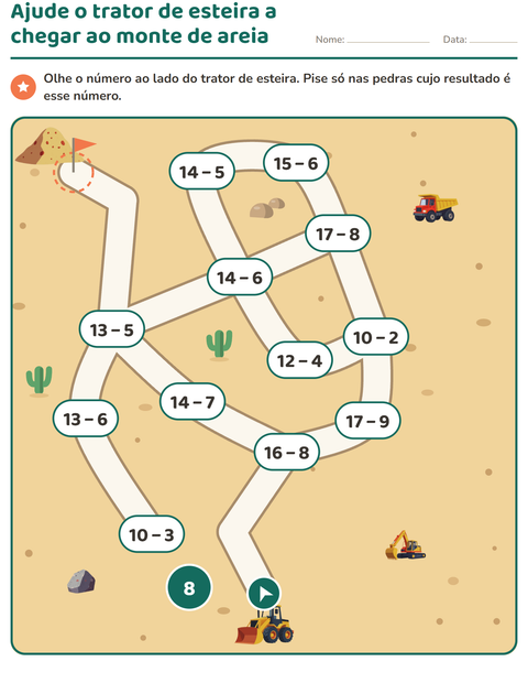Pré-visualização da ficha de Atividades de labirinto para 1º ano do ensino fundamental