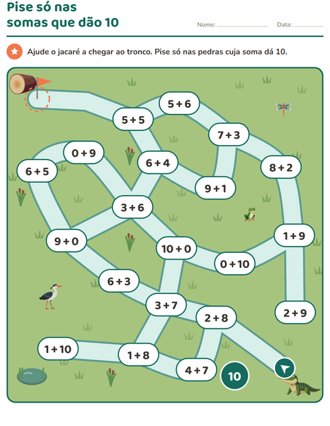 Pré-visualização da ficha de Atividades de labirinto para 1º ano do ensino fundamental