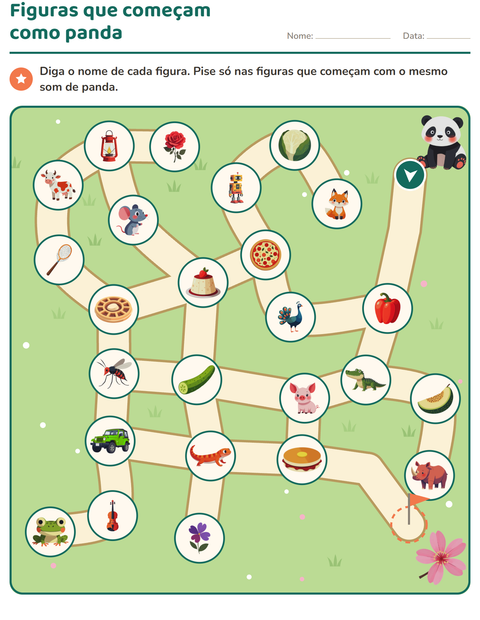 Pré-visualização da ficha de Atividades de labirinto para Educação infantil (pré-escola, 5-7 anos)