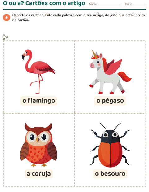 Pré-visualização da ficha de Cartões de figura e palavra com Coisas que voam para Educação infantil (pré-escola, 5-7 anos)