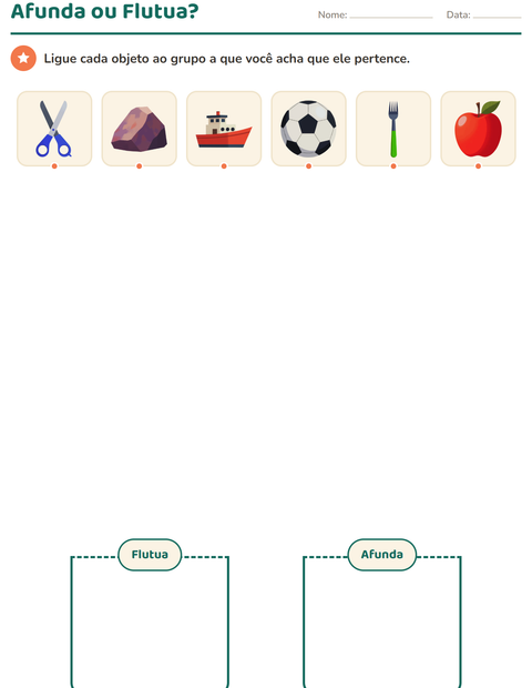 Pré-visualização da ficha de Classificar em Ciências para 1º ano do ensino fundamental