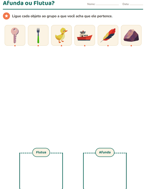 Pré-visualização da ficha de Classificar em Ciências para 1º ano do ensino fundamental