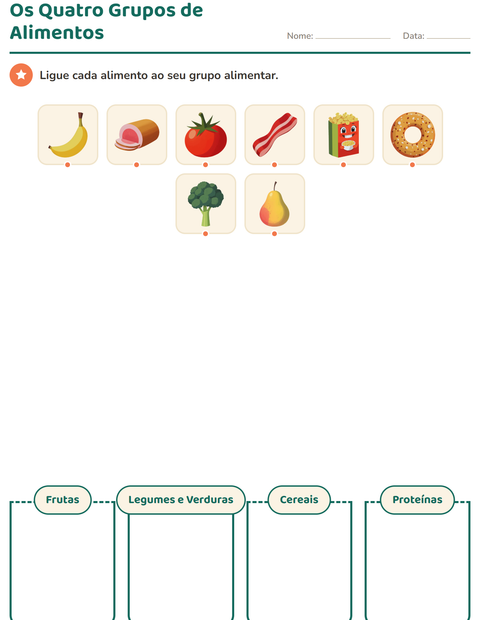 Pré-visualização da ficha de Classificar em Ciências para 1º ano do ensino fundamental
