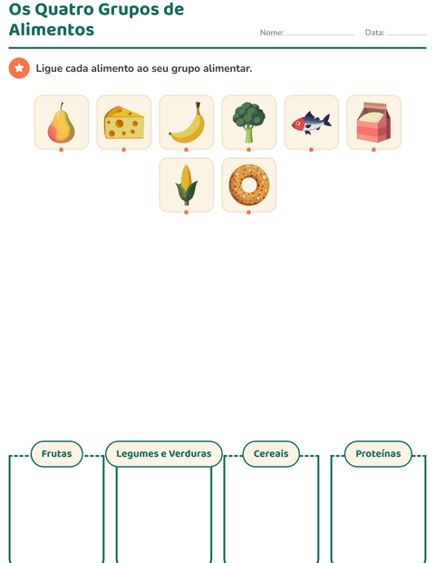 Pré-visualização da ficha de Classificar em Ciências para 1º ano do ensino fundamental